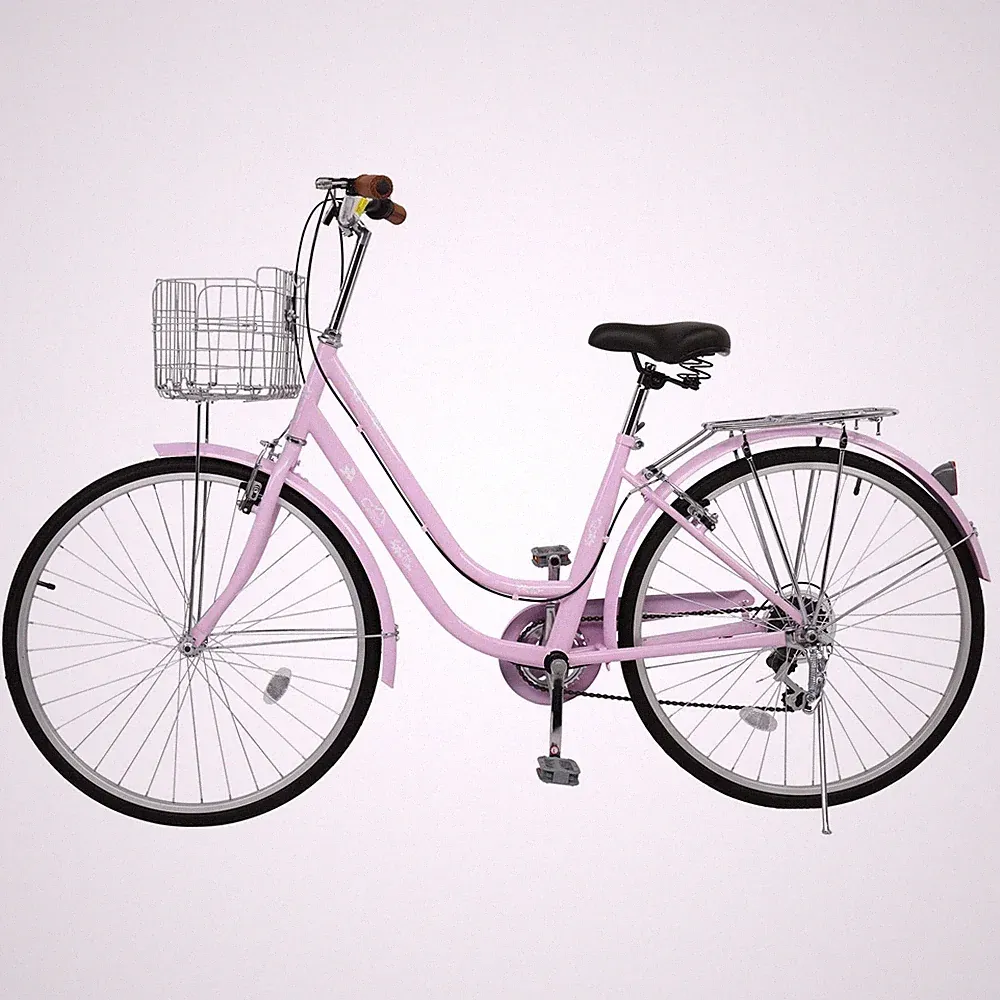 26'' Commuter City Bike Shimano 7 Speeds Cruiser Bicycle Adjustable Height