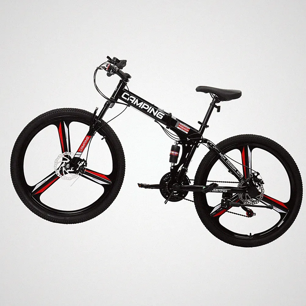 26in 150kg 21-Speed Mountain Bike Dual Suspension High Carbon Steel