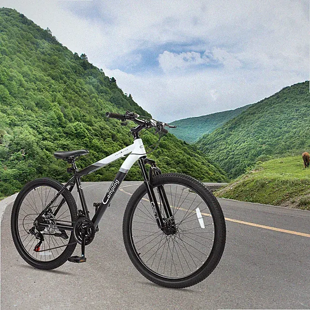 27.5-Inch Mountain Bike 21 Speed Aluminum Alloy Frame for Adult Men Women