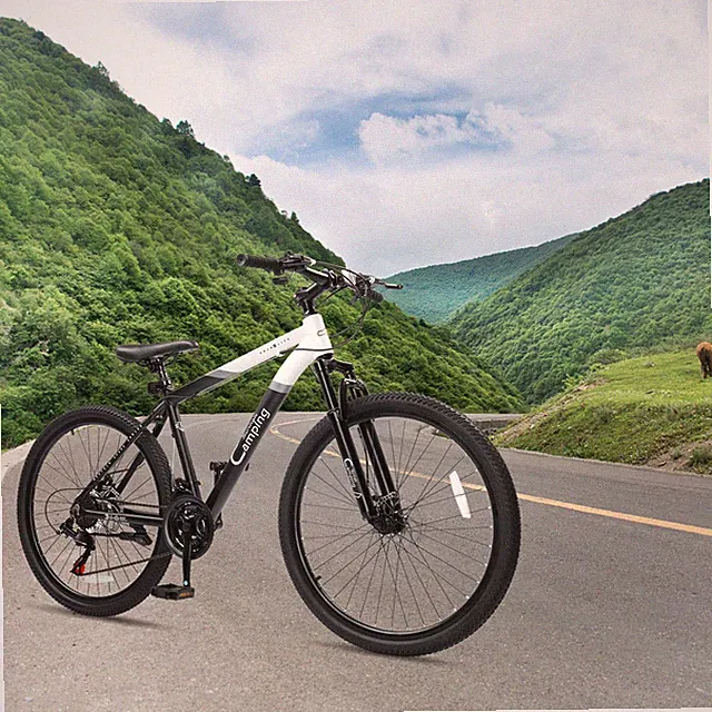 27.5-Inch Mountain Bike 21 Speed Aluminum Alloy Frame Mountain Bicycle