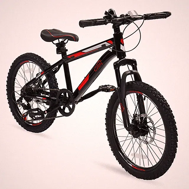 Kids Mountain Bike, 20 inch Kids' Mountain Bicycles 7 Speeds Reliable Brake Tire