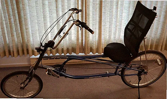 Sun Seeker Bicycles EZ-Sport CX 26/20 Lemans Blue Recumbent Bike w/ Extras